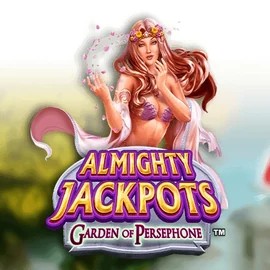 Almighty Jackpots: Garden of Persephone casino game by Novomatic – featured logo at Efbet Casino