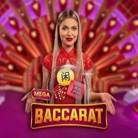 Mega Baccarat by Pragmatic Play, showcased at efbets.gr – game logo
