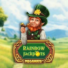 Rainbow Jackpots Megaways logo by Red Tiger Gaming at Efbet Casino