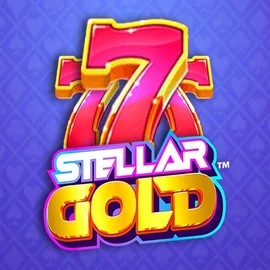 Stellar Gold slot logo by Snowborn Games at Efbet Casino