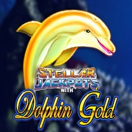 Try Dolphin Gold with Stellar Jackpots slot by Lightning Box Game on efbets.gr – logo image