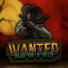 Wanted Dead or a Wild online game logo by Hacksaw Gaming on efbets.gr